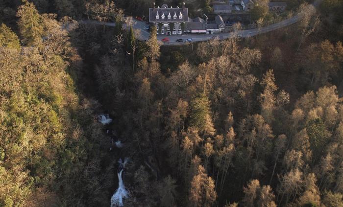 Hafod next to Waterfalls